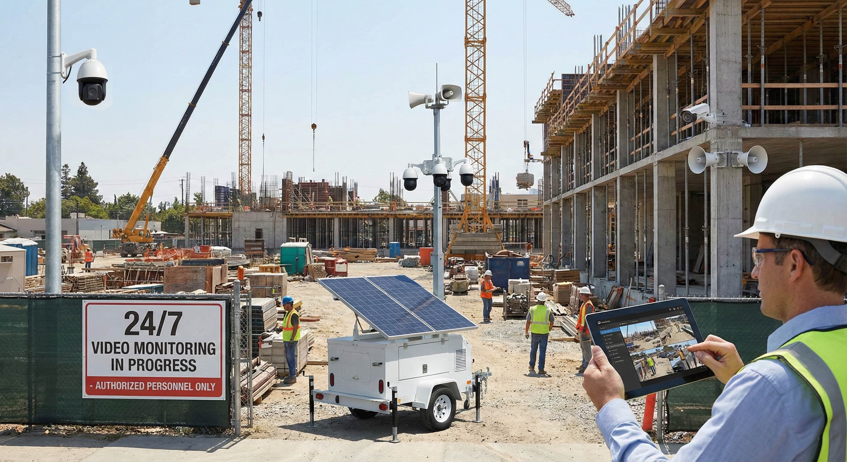 Construction Site Camera Monitoring